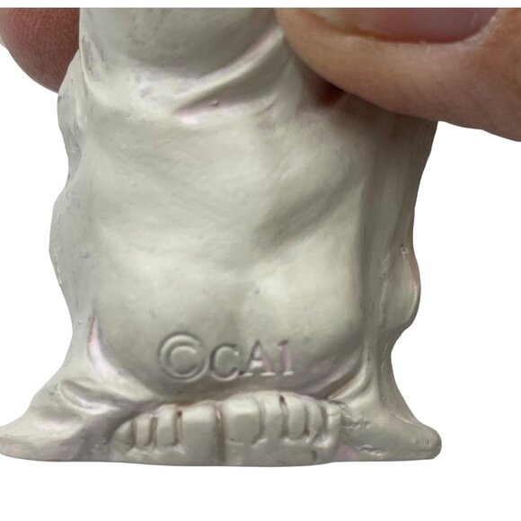 Vintage Hand-Painted Ceramic Nativity With Baby Jesus Ornaments Set Of 6 - Picture 8 of 14